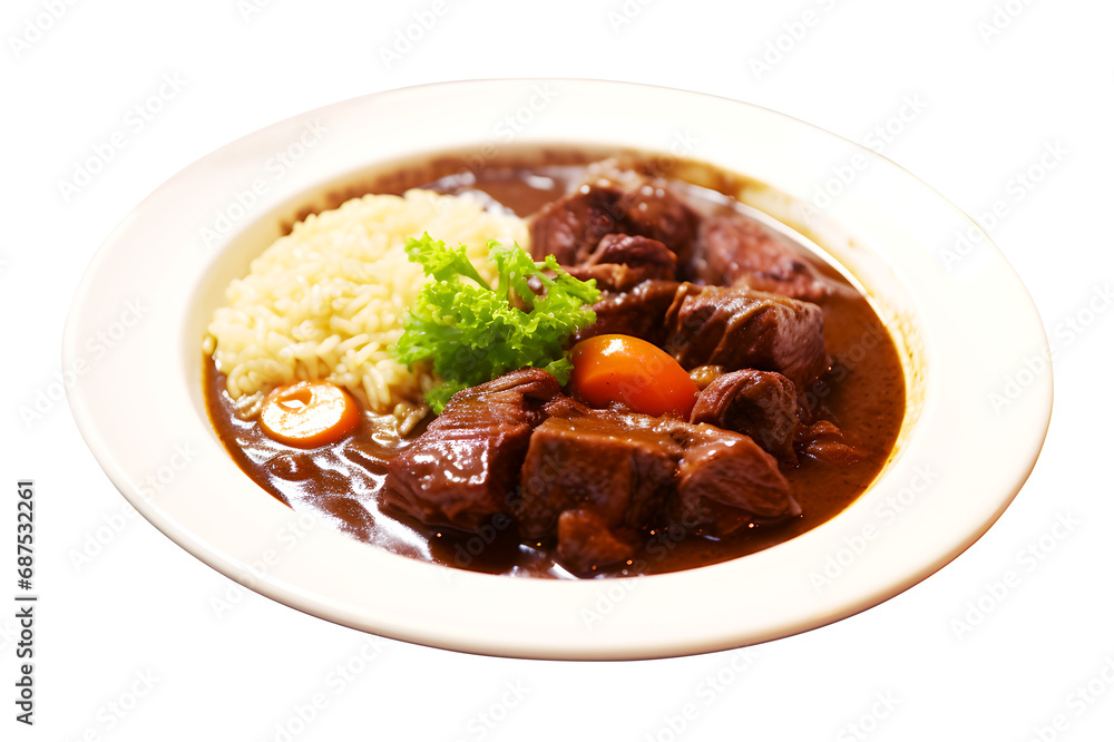 Beef stew rice looks delicious, , PNG file, isolated background. Beef stew rice looks delicious, , PNG file, isolated background.