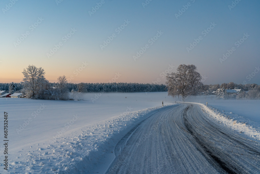 Winter bei Tuttlingen Winter bei Tuttlingen