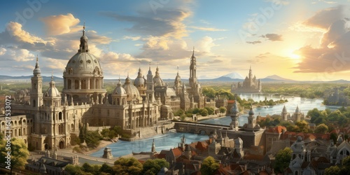 Historic European Capital Panorama