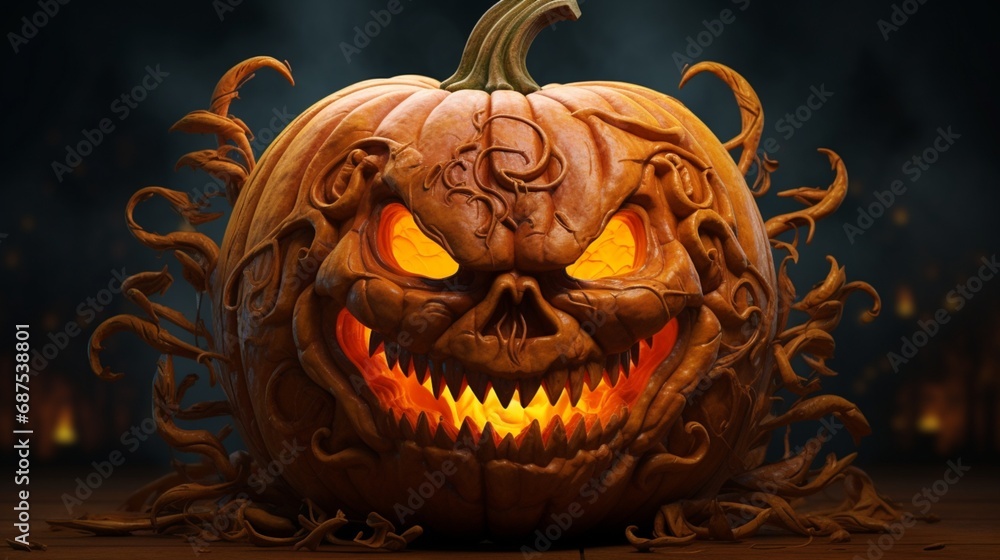 Creepy Carvings: Halloween's Pumpkin Artistry