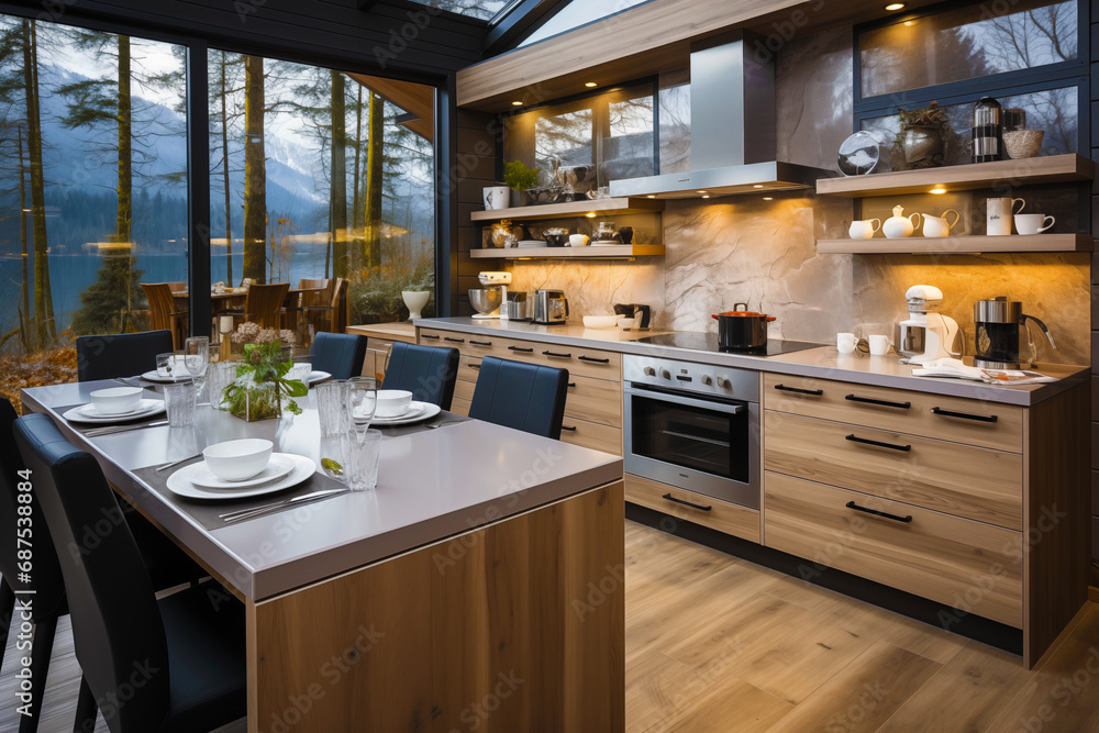 Smart and gorgeous luxury kitchen decor design