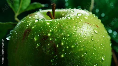 Dew-Kissed Crispness: Green Apple Delight