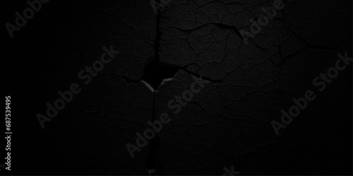 abstract black background blank concrete wall grunge stucco cracked texture.