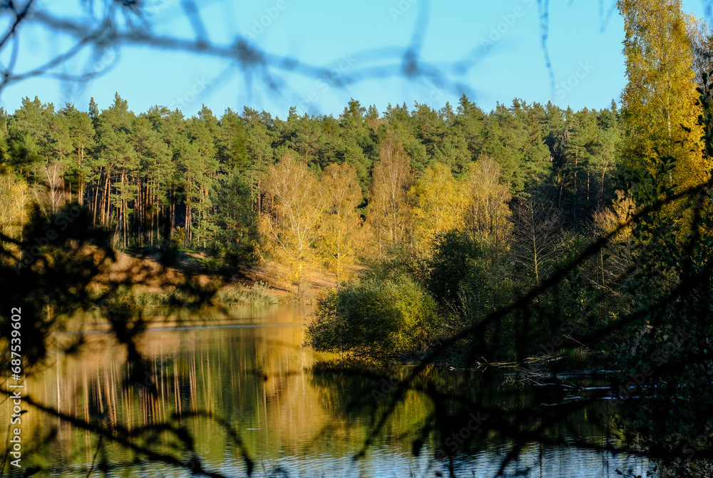 Fototapeta premium Whether sea, lake or river, water is one of the most beautiful elements of nature. Glistening in the sun, it makes every holiday even more beautiful.