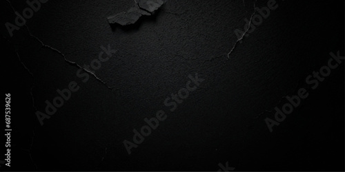 abstract black background blank concrete wall grunge stucco cracked texture.