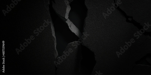 abstract black background blank concrete wall grunge stucco cracked texture.