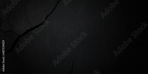 abstract black background blank concrete wall grunge stucco cracked texture.