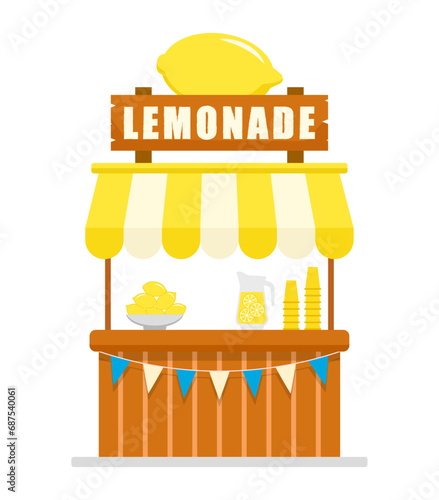 Lemonade shop. Vector illustration