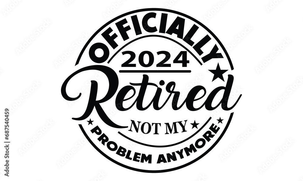 Officially Retired 2024 Vector and Clip Art