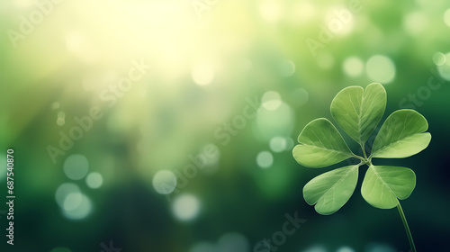 four leaf clover background photo