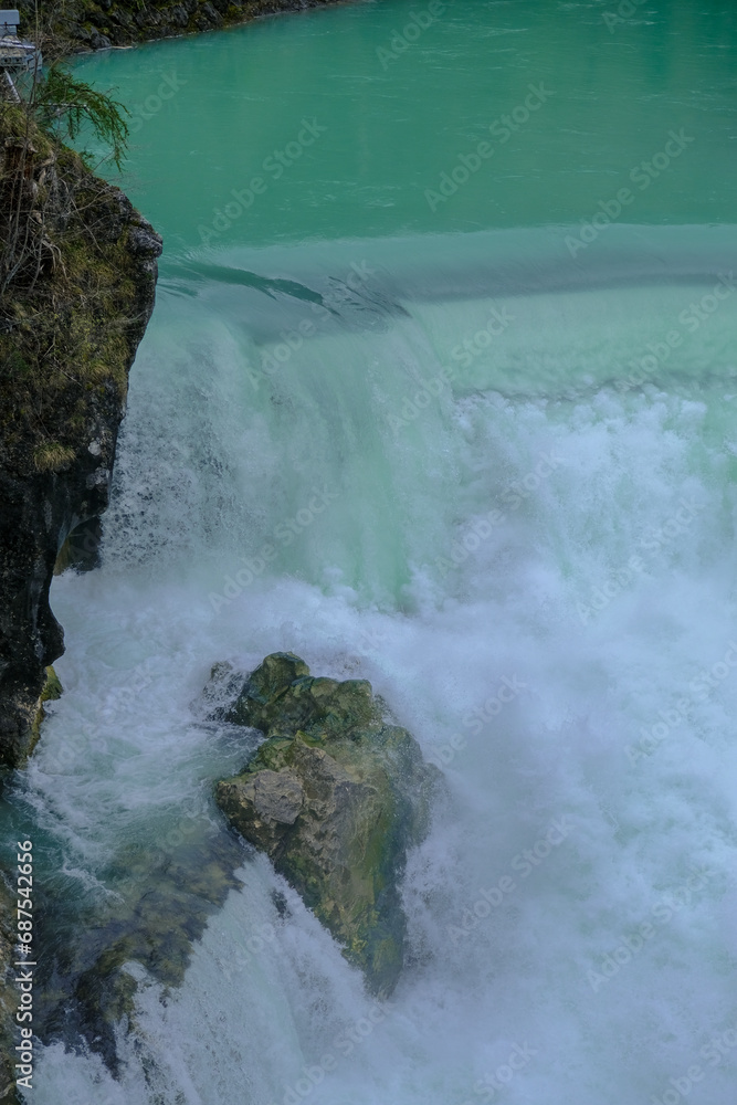 Naklejka premium Whether sea, lake or river, water is one of the most beautiful elements of nature. Glistening in the sun, it makes every holiday even more beautiful.