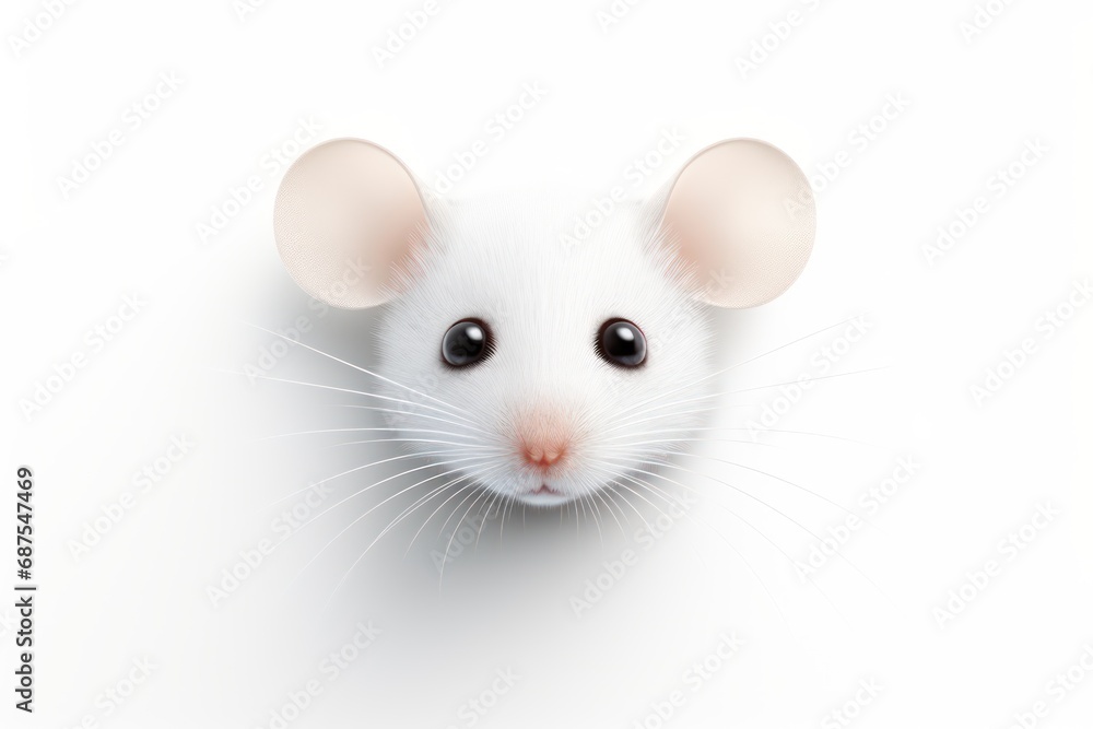 Mouse icon on white background