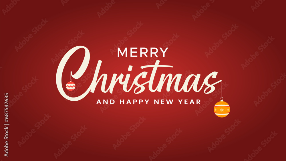 Merry Christmas vector text typography xmas festive Wordmark logo design element vector Merry Christmas vector text typography xmas festive Wordmark logo design element vector
