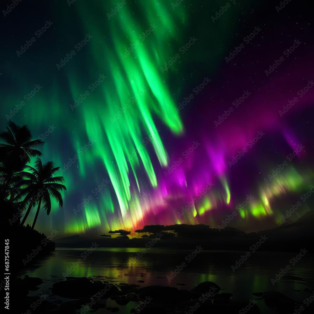 Northern lights in the tropics.