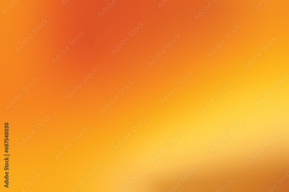 Abstract orange and yellow gradient background vector