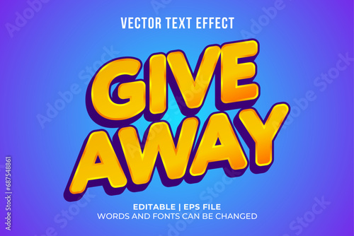 give away text effect