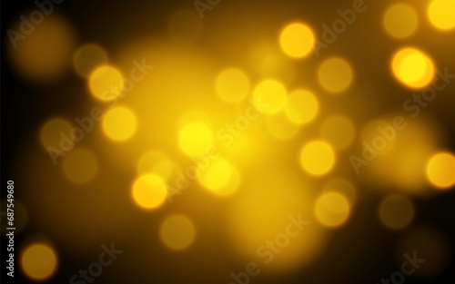 Golden luxury bokeh soft light abstract backgrounds, Vector eps 10 illustration bokeh particles, Backgrounds decoration
