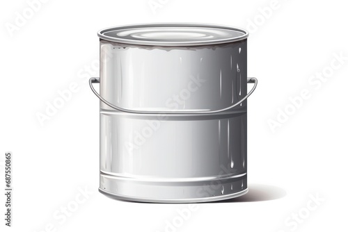 Paint can icon on white background