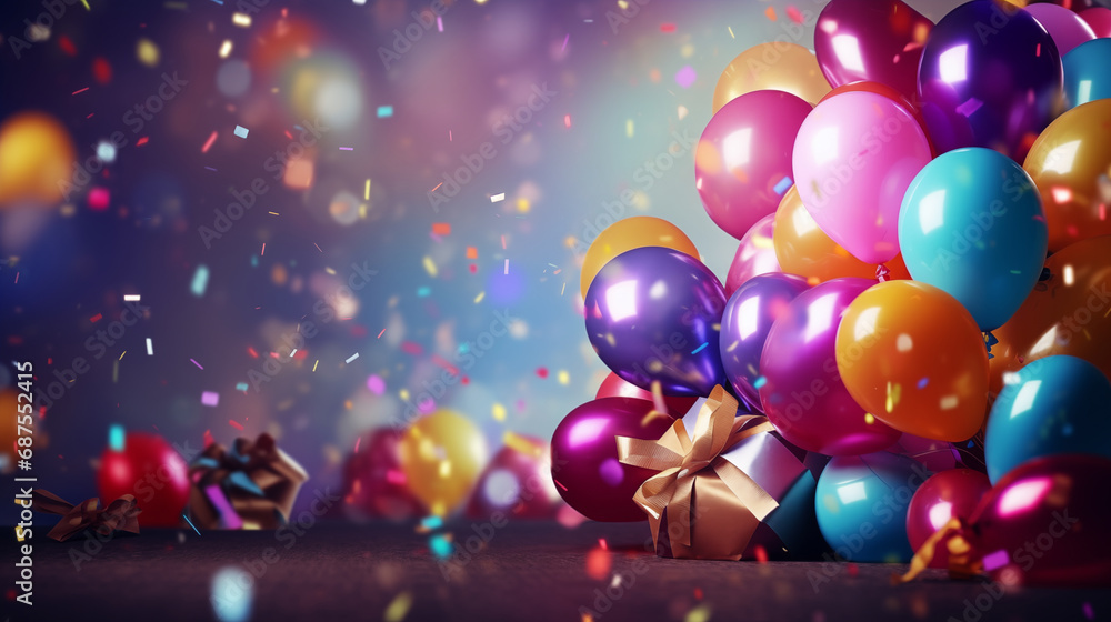 background for celebration with balloons background for celebration with balloons