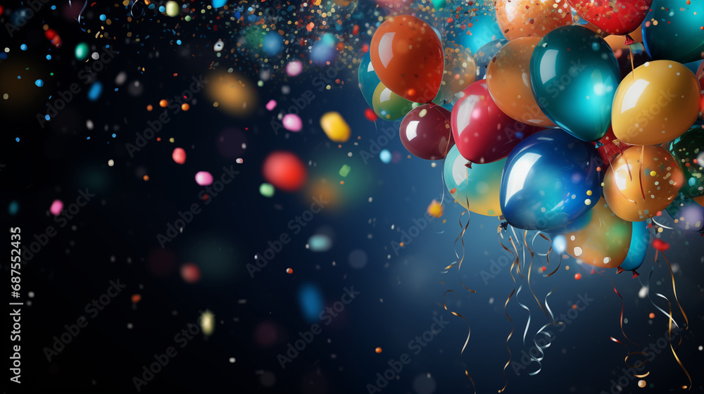 background for celebration with balloons background for celebration with balloons