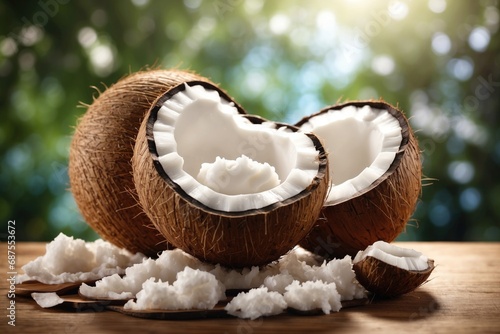 In the realm of cosmetic products for personal care coconut is an ingredient commonly utilized. ai generative