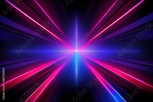 Party Pulse Abstract Neon Waves Fantastic Fusion Neon Lightscape,Neon Dance Floor Background