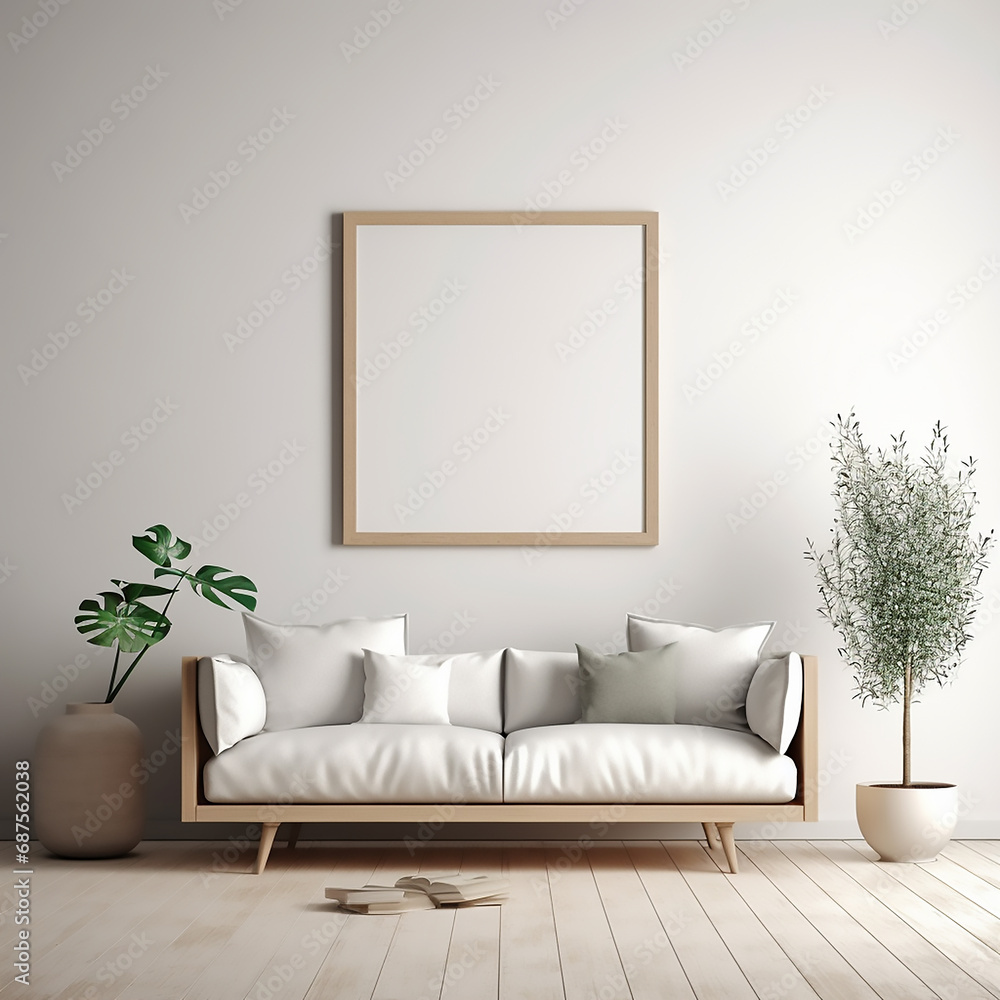 A minimalist living room A minimalist living room