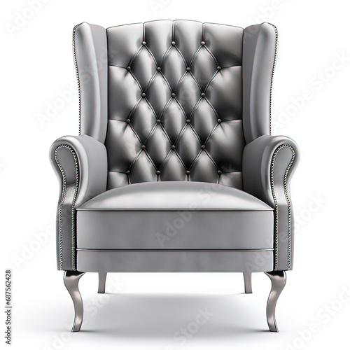 Accent chair steelgray photo