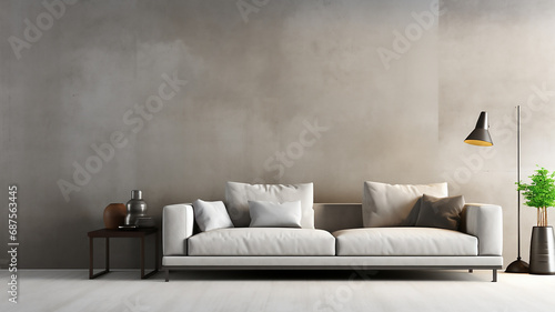 A minimalist living room  © amirhamzaaa