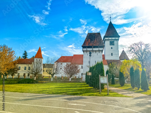 Agnita town in Sibiu county, Transylvania, Romania