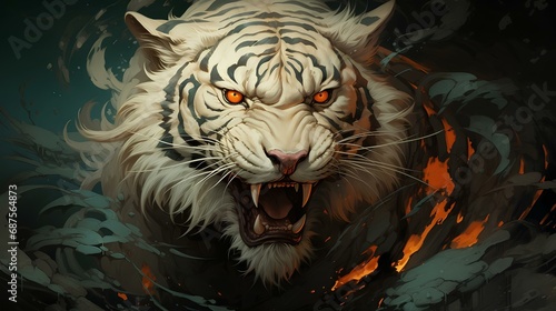 white tiger photo