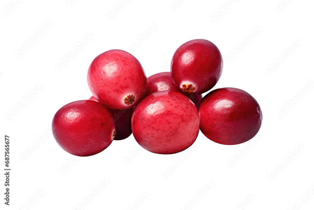 Cranberries isolated on transparent background. Cranberries isolated on transparent background.