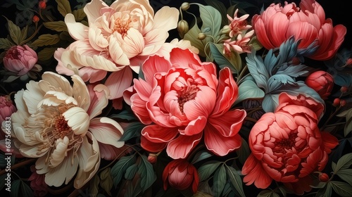 Vibrant Tropical Forest Wallpaper Mural with Jungle Leaves, Parrots, Birds, and Butterflies