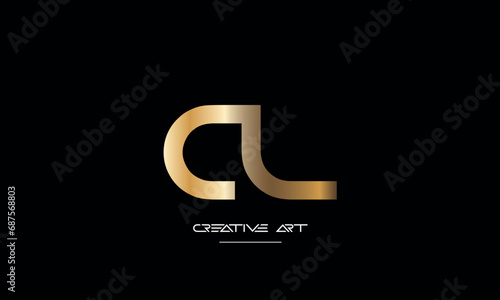 CL, LC, C, L abstract letters logo monogram