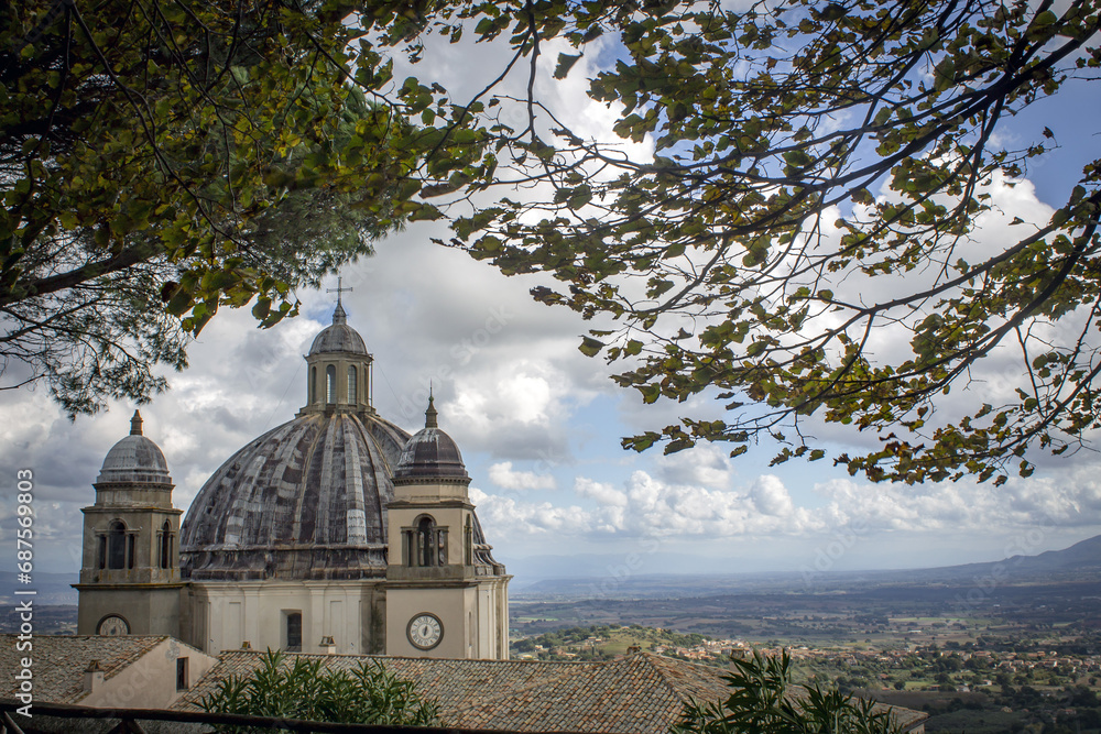 Traveling through the villages of Tuscia: Montefiascone, view from the castle 