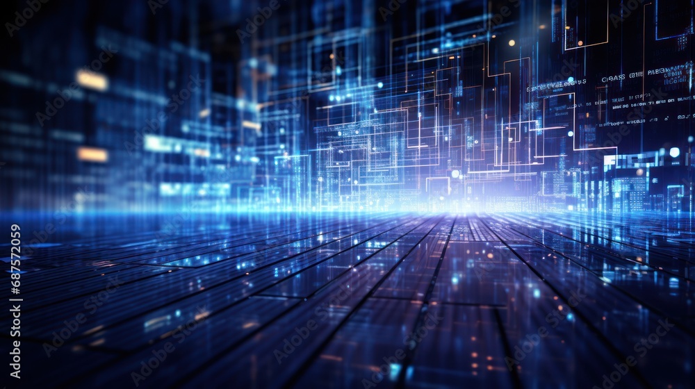 custom made wallpaper toronto digitalDynamic Abstractions in the World of Information Technology Background