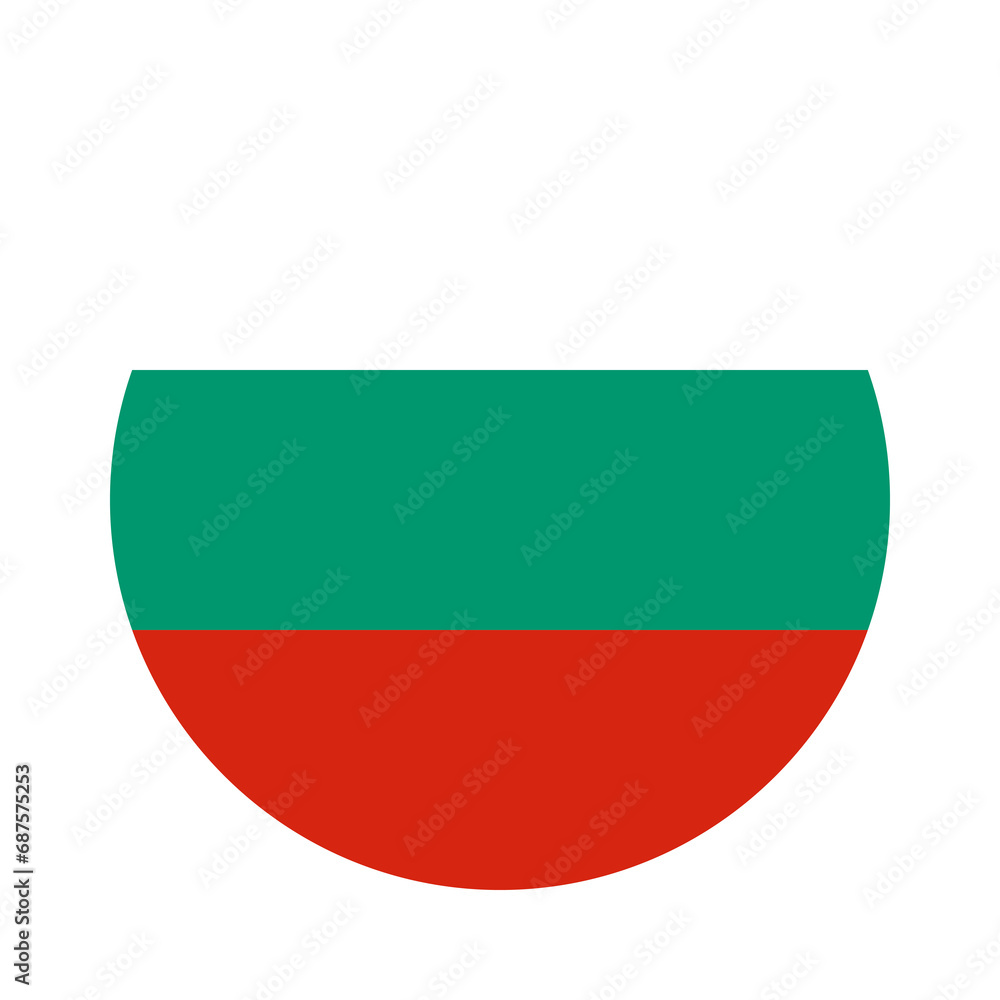 Flag of Bulgaria on transparent background Flag of Bulgaria on transparent background