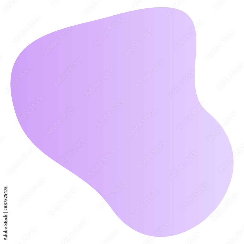 Abstract purple gradient color shape on transparent background Abstract purple gradient color shape on transparent background