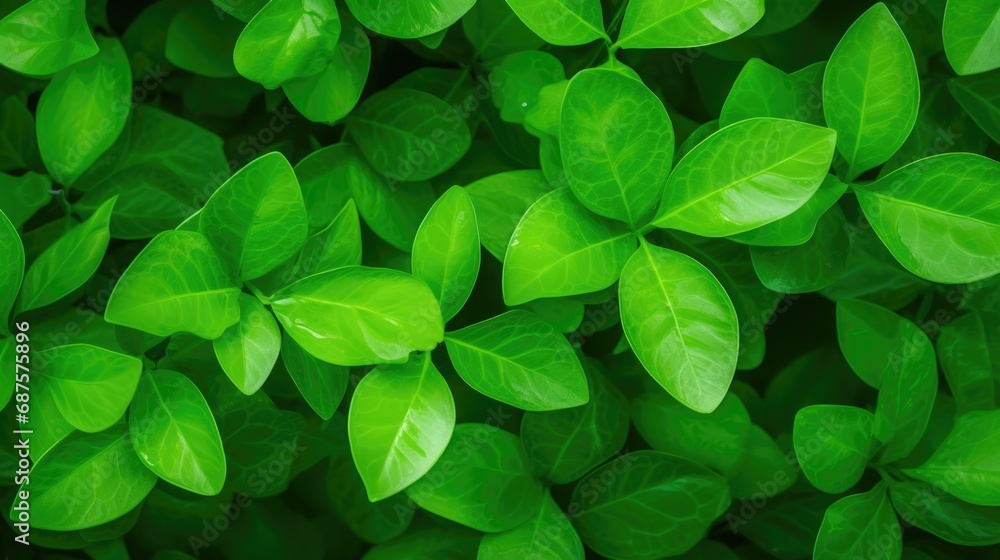 Closeup of natural green leaf in garden Closeup of natural green leaf in garden