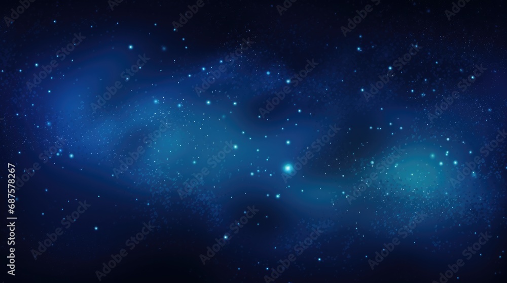 Panorama space scene with stars in the galaxy