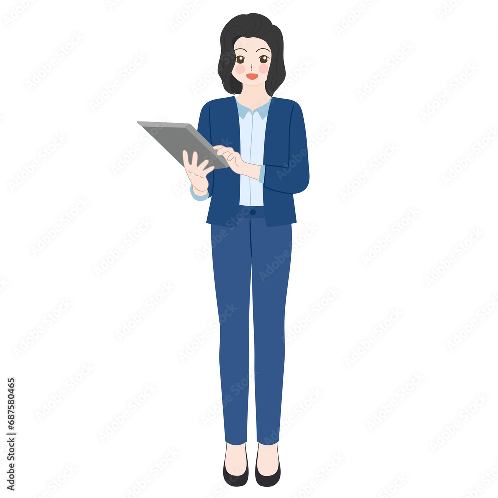 business woman illustration