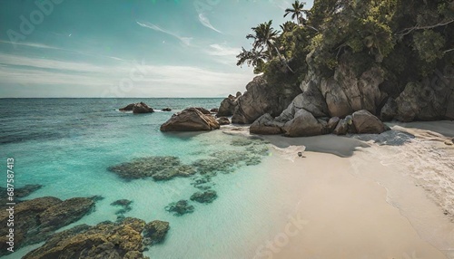 beach in the island