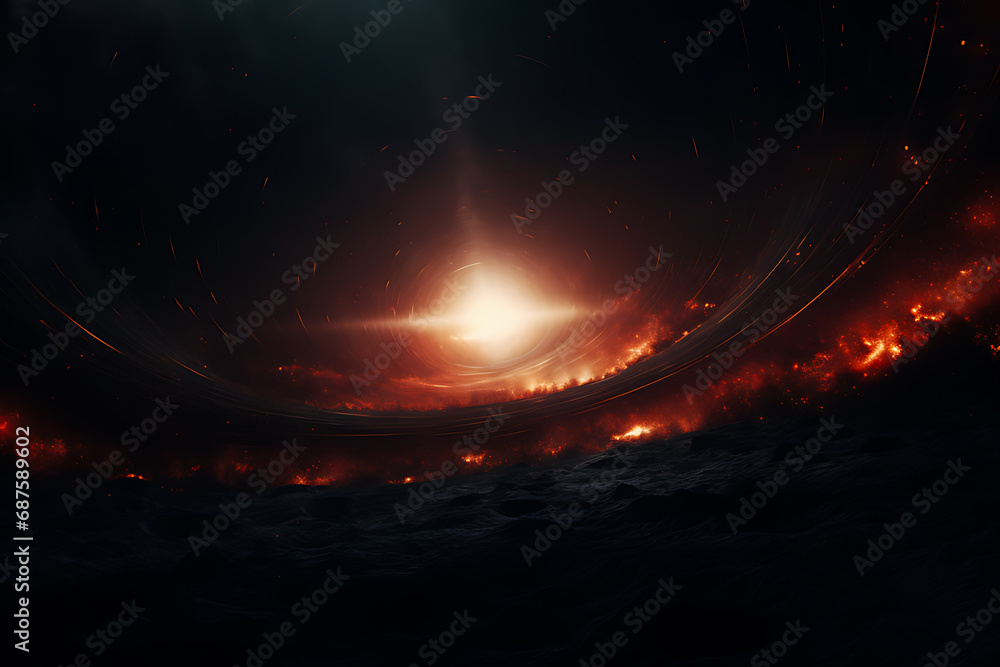 Obraz premium Abstract pattern from space background