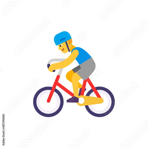 Man Biking
