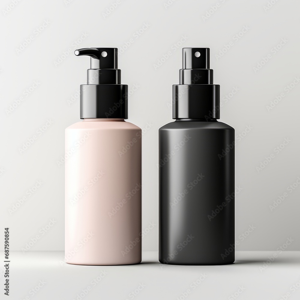 Cosmetics Skin Care Plastic Packaging Bottles Mockups Blank label for branding mock-up Blank Plastic Bottle with Pump Dispenser For Branding Cosmetics Skin Care Plastic Packaging Bottles Mockups Blank label for branding mock-up Blank Plastic Bottle with Pump Dispenser For Branding