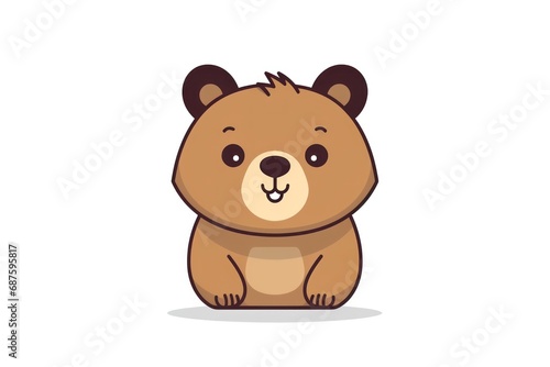 Quokka icon on white background