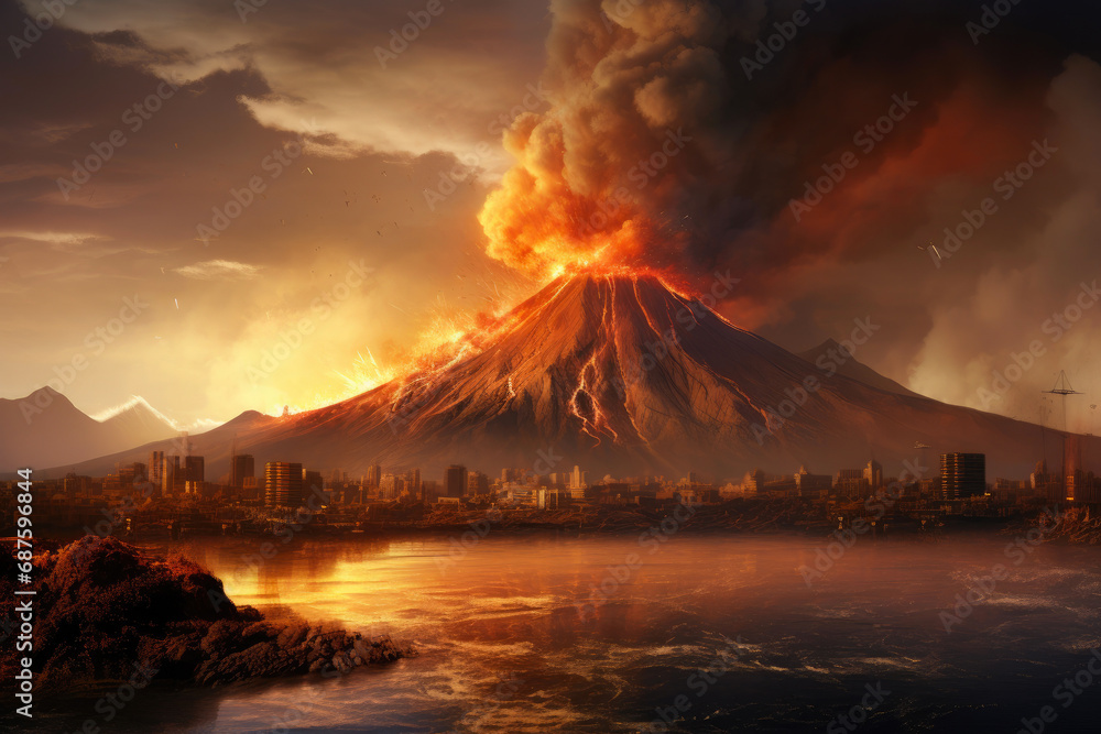 Volcanic Impact on Climate Crisis
