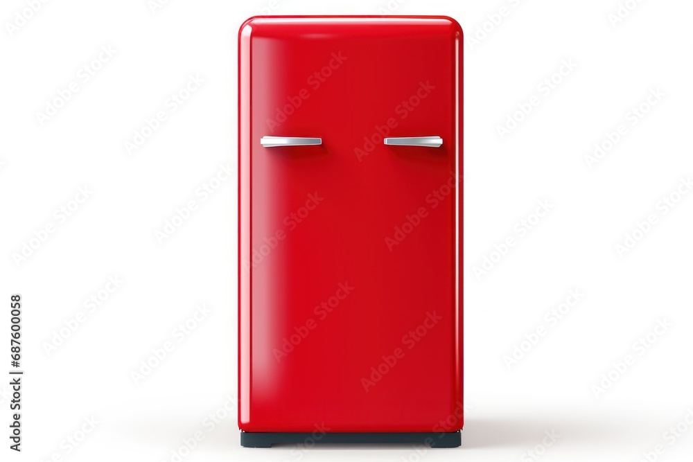 Refrigerator icon on white background