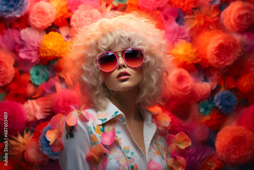 Radiant Retro: Flowered Glamour in the Neon Era