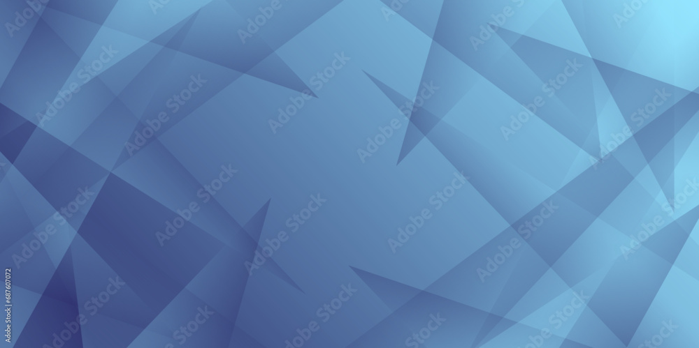 Fototapeta premium Abstract triangles background Blue vector backdrop with lines, triangles .mosaic background. Blue modern geometrical abstract background. Can be used as a texture, new background. 